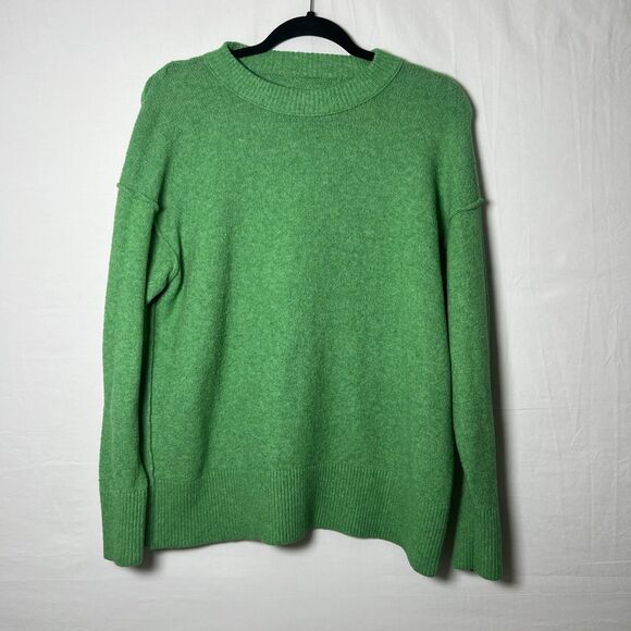 Aerie Emerald Green Oversized Pullover Soft Comfy Sweater Size S - Picture 1 of 5